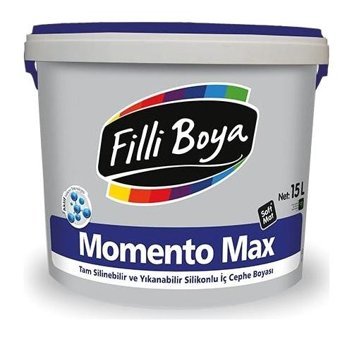 Filli Boya Momento Silikonlu Su Bazlı Plastik Mat İç Cephe Boyası 15 lt Açık Mavi