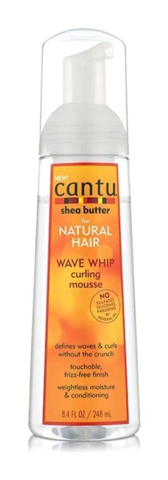 Cantu Wave Whip Shea Butter Dalgalı-Kıvırcık Saçlar İçin Şekillendirici Hacim Veren Saç Köpüğü 248 ml