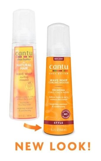 Cantu Wave Whip Shea Butter Dalgalı-Kıvırcık Saçlar İçin Şekillendirici Hacim Veren Saç Köpüğü 248 ml