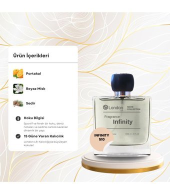 London Lr Allure Infinity EDT Bergamot-Fresh Kadın Parfüm 50 ml