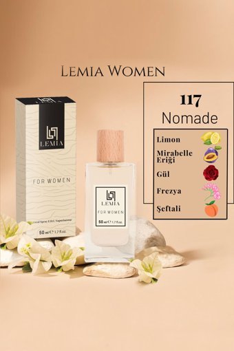 Lemia 117 EDC Amber-Meyveli-Şakayık Kadın Parfüm 50 ml