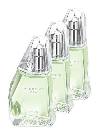 Avon Perceive Dew EDT Amber-Çiçeksi-Sandal Ağacı Kadın Parfüm 3x50 ml