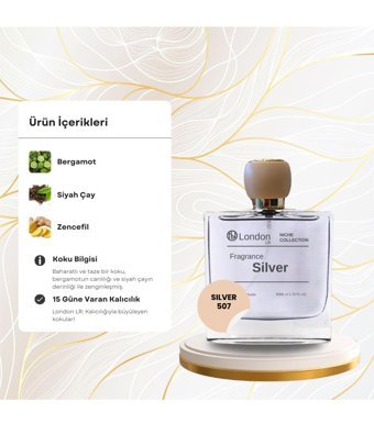 London Lr 507 Silver EDT Kadın Parfüm 50 ml