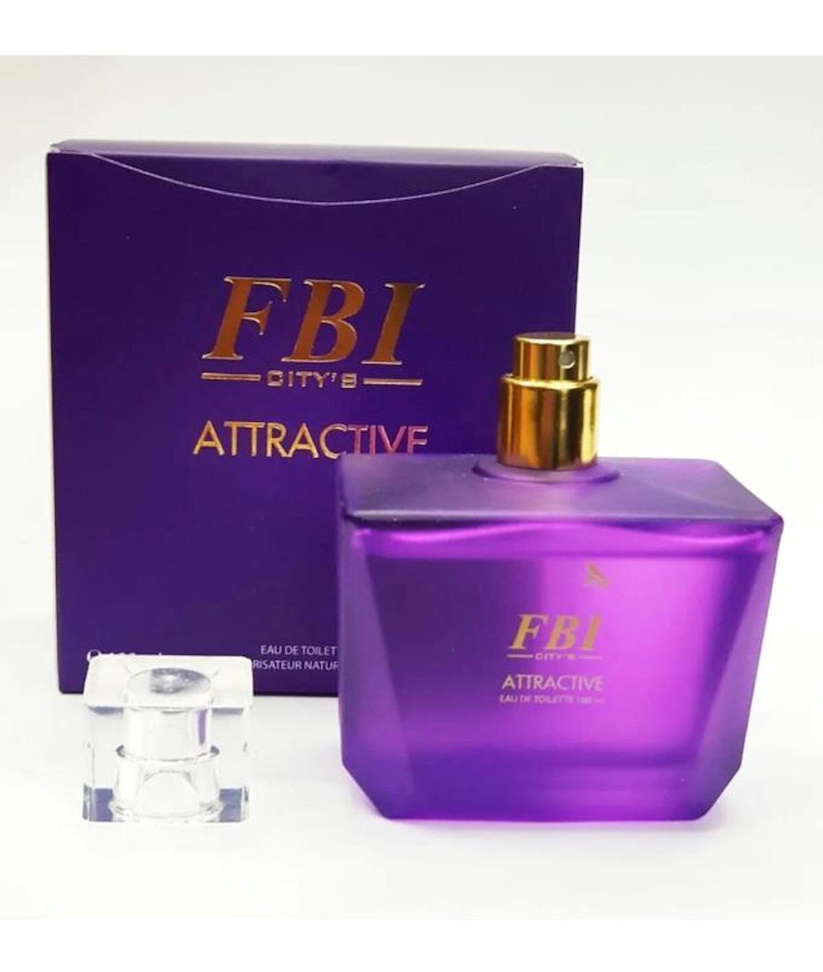 Fbi Attractive P8908 Purple EDT Amber-Çiçeksi-Fresh Kadın Parfüm 100 ml