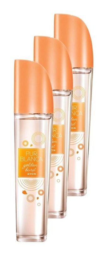 Avon Pur Blanca Golden Burst EDT Çiçeksi-Fresh-Sandal Ağacı Kadın Parfüm 3x50 ml
