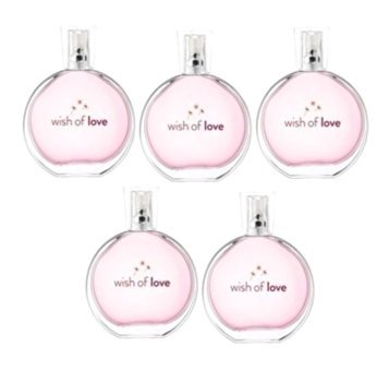Avon Wish Of Love EDT Çiçeksi-Odunsu-Sandal Ağacı Kadın Parfüm 5x50 ml