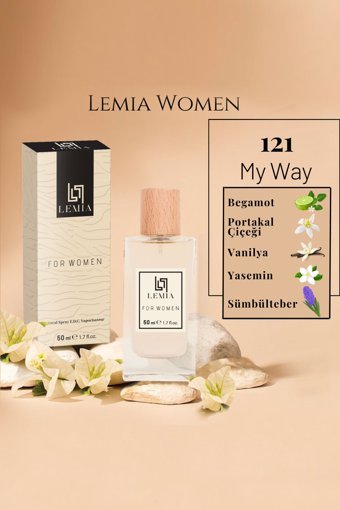 Lemia 121 EDC Çiçeksi-Meyveli-Odunsu Kadın Parfüm 50 ml
