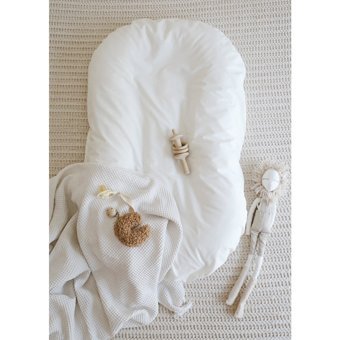 Dery Baby Babynest Oval Pamuk Portatif Katlanır 50x85 cm Anne Yanı Yatağı