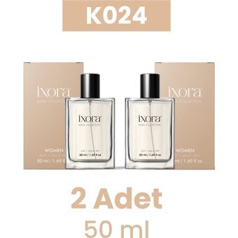 İxora K024 Dignity EDP Amber-Çiçeksi-Odunsu Kadın Parfüm 50 ml