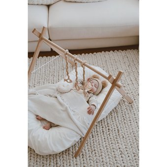 Dery Baby Babynest Oval Pamuk Portatif Katlanır 50x85 cm Anne Yanı Yatağı