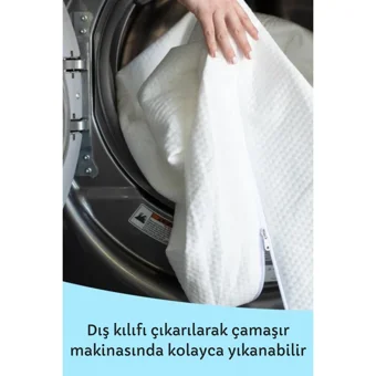 Elyaf Sepeti Dikdörtgen Visco Ortopedik 50x100 cm Beşik Yatağı