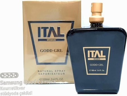 İtal Parfüm Good Grl EDT Amber-Aromatik-Çiçeksi Kadın Parfüm 100 ml