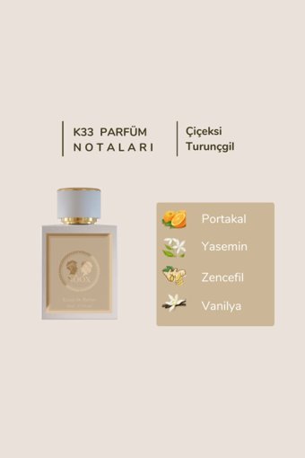 Noox Perfumes K33 EDP Amber-Meyveli-Oryantal Kadın Parfüm 50 ml
