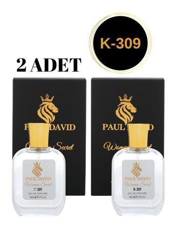 Paul David K-309 EDP Lavanta-Mandalina-Meyveli Kadın Parfüm 2x50 ml