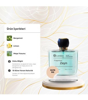 London Lr 512 EDT Bergamot-Fresh Kadın Parfüm 50 ml