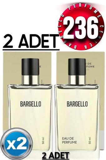 Bargello 236 EDP Amber-Çiçeksi-Meyveli Kadın Parfüm 2x50 ml