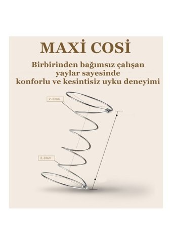 Maxi Cosi Soft Dikdörtgen Sünger Ortopedik 80x180 cm Beşik Yatağı