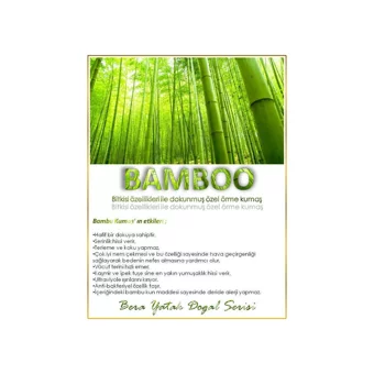 Heyner Jungle Bamboo Dikdörtgen Sünger 60x100 cm Beşik Yatağı