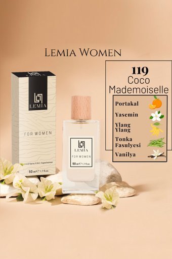 Lemia 119 EDC Çiçeksi-Odunsu-Oryantal Kadın Parfüm 50 ml