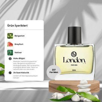 London Lr LR 237 EDT Bergamot-Fresh-Odunsu Kadın Parfüm 50 ml