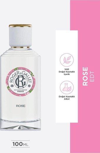 Roger&Gallet Rose EDT Bergamot-Çiçeksi-Odunsu Kadın Parfüm 100 ml