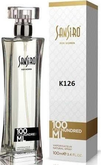 Sansiro K126 EDT Çiçeksi-Meyveli-Odunsu Kadın Parfüm 100 ml