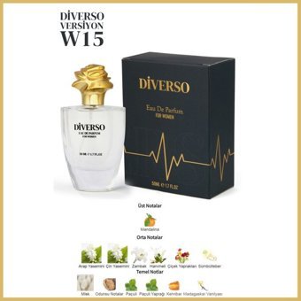 Diverso W15 EDP Çiçeksi-Meyveli-Oryantal Kadın Parfüm 50 ml