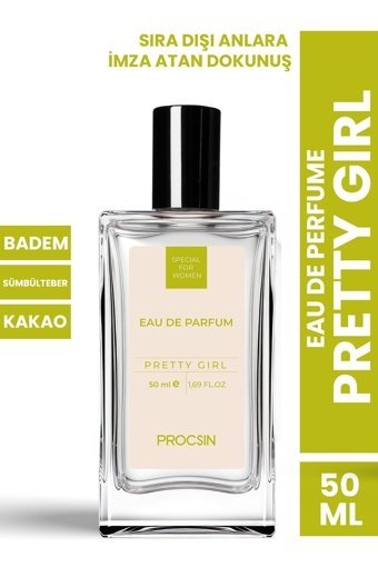 Procsin Pretty Girl EDP Baharatlı-Çiçeksi-Meyveli Kadın Parfüm 50 ml