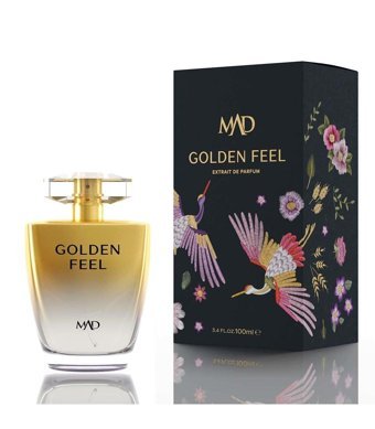 Mad Parfüm Golden EDP Bergamot-Fresh-Sandal Ağacı Kadın Parfüm 100 ml