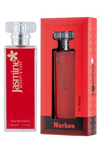 Nurhan Kadın Parfümü Jasmine EDP Bergamot-Fresh-Portakal Kadın Parfüm 50 ml