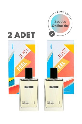 Bargello Just Feel EDP Çiçeksi-Meyveli-Odunsu Kadın Parfüm 2x50 ml