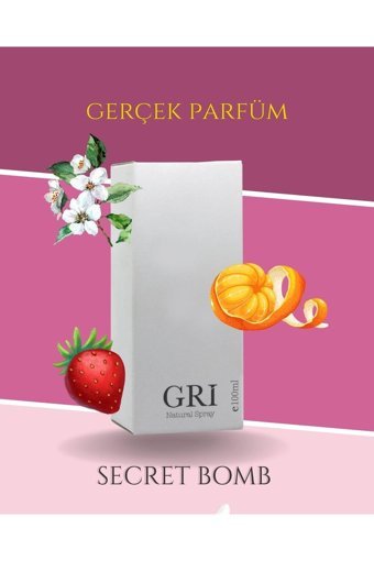 Gri Secret Bomb EDP Greyfurt-Mandalina-Turunçgil Kadın Parfüm 50 ml