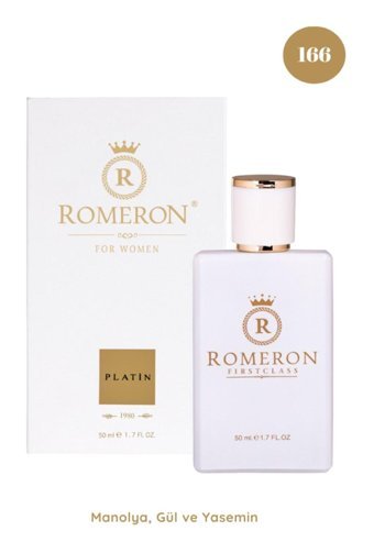 Romeron 166 Platin EDP Çiçeksi-Meyveli-Oryantal Kadın Parfüm 50 ml