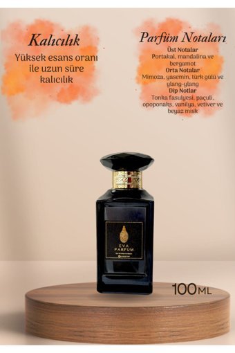 Eva Perfume K-04 EDT Çiçeksi-Oryantal-Turunçgil Kadın Parfüm 100 ml