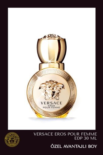 Versace Eros EDP Amber-Baharatlı-Odunsu Kadın Parfüm 30 ml