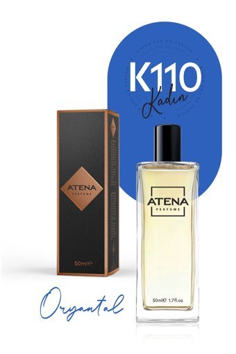 Atena Perfume K-110 EDP Baharatlı-Çiçeksi-Oryantal Kadın Parfüm 50 ml