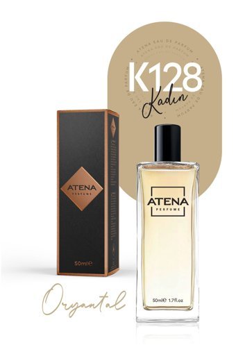 Atena Perfume K-128 EDP Çiçeksi-Odunsu-Oryantal Kadın Parfüm 50 ml