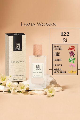 Lemia 122 EDC Baharatlı-Çiçeksi-Oryantal Kadın Parfüm 50 ml