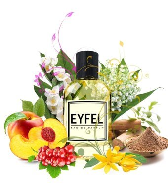 Eyfel Parfüm W71 EDP Çiçeksi-Meyveli-Oryantal Kadın Parfüm 100 ml