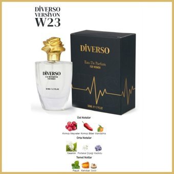 Diverso W23 EDP Çiçeksi-Meyveli-Oryantal Kadın Parfüm 50 ml