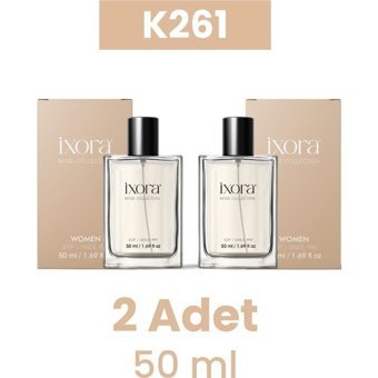 İxora K261 Perfect EDP Çiçeksi-Meyveli-Odunsu Kadın Parfüm 50 ml