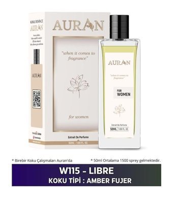 Auran W115 EDP Çiçeksi-Meyveli-Oryantal Kadın Parfüm 50 ml