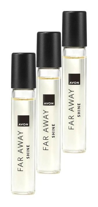 Avon Far Away Shine EDP Çiçeksi-Odunsu-Oryantal Kadın Parfüm 3x10 ml