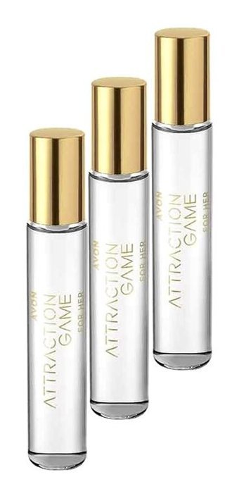 Avon Attraction EDP Çiçeksi-Odunsu-Oryantal Kadın Parfüm 3x10 ml