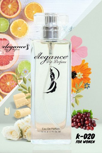 Elegance Vip Perfume K-020 EDP Baharatlı-Çiçeksi-Odunsu Kadın Parfüm 50 ml
