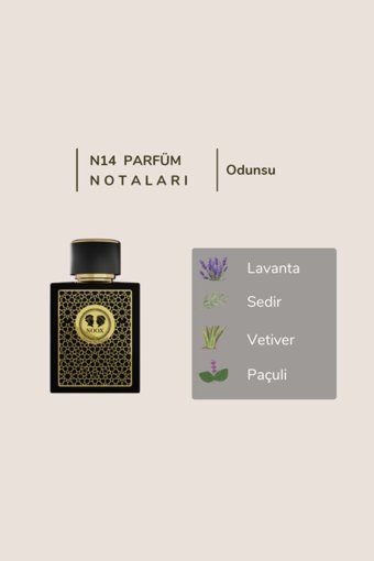 Noox Perfumes N14 EDP Kadın Parfüm 50 ml