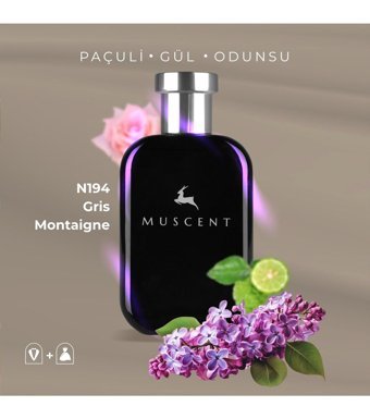 Muscent N194 EDP Amber-Baharatlı-Odunsu Kadın Parfüm 50 ml