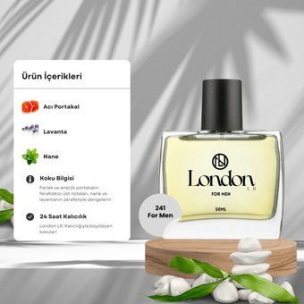 London Lr LR 241 EDT Amber-Fresh-Odunsu Kadın Parfüm 50 ml