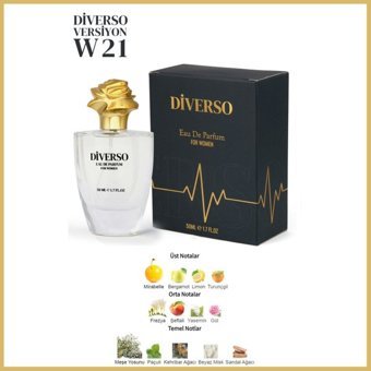 Diverso W21 EDP Çiçeksi-Meyveli-Oryantal Kadın Parfüm 50 ml