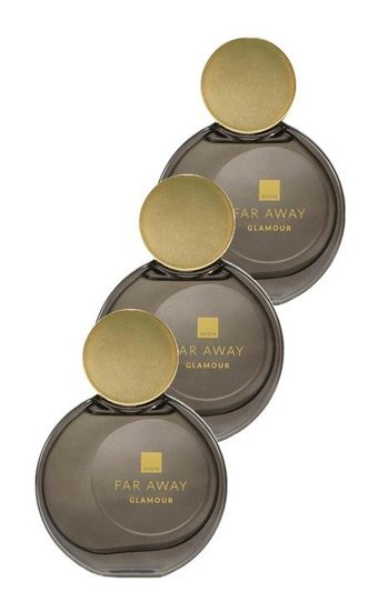 Avon Far Away Glamour EDP Çiçeksi-Meyveli-Oryantal Kadın Parfüm 3x50 ml